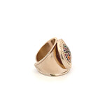Ring flat multi goldplated Ring flat multi goldplated
