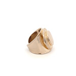 Ring flat dented goldplated Ring flat dented goldplated