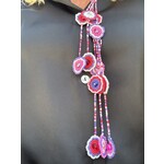 Necklace Boho pink Necklace Boho pink