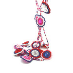 Necklace Boho pink Necklace Boho pink