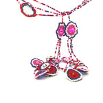 Necklace Boho pink Necklace Boho pink