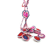 Necklace Boho pink Necklace Boho pink