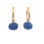Earrings blossom blue goldplated Earrings blossom blue goldplated