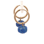 Earrings blossom blue goldplated Earrings blossom blue goldplated