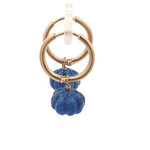 Earrings blossom blue goldplated Earrings blossom blue goldplated