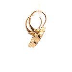 Earrings clover cc black goldplated Earrings clover cc black goldplated