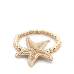 Starfish big gold coloured Starfish big gold coloured