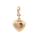 Charm heart goldplated Charm heart goldplated