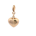 Charm heart goldplated Charm heart goldplated