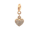 Charm heart cc goldplated Charm heart cc goldplated