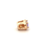 Charm Click purple goldplated Charm Click purple goldplated