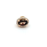 Charm Click brown goldplated Charm Click brown goldplated