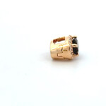 Charm Click brown goldplated Charm Click brown goldplated