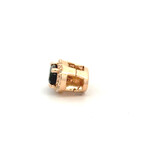Charm Click black goldplated Charm Click black goldplated