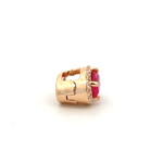 Charm Click fuchsia goldplated Charm Click fuchsia goldplated