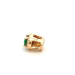 Charm Click green goldplated Charm Click green goldplated