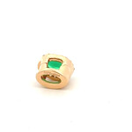 Charm Click green goldplated Charm Click green goldplated