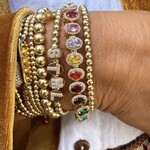 Charm Click clear goldplated Charm Click clear goldplated