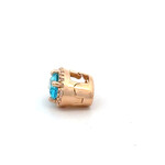 Charm Click blue goldplated Charm Click blue goldplated