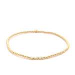 Anklet basic 3 mm gold coloured Anklet basic 3 mm gold coloured