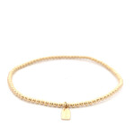 Anklet basic 3 mm gold coloured Anklet basic 3 mm gold coloured