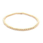 Anklet basic 4 mm gold goloured Anklet basic 4 mm gold goloured