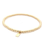 Anklet basic 4 mm gold goloured Anklet basic 4 mm gold goloured