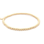Anklet basic 4 mm gold goloured Anklet basic 4 mm gold goloured