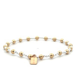 Basic dot mix silver gold coloured Basic dot mix silver gold coloured
