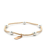 Dot 5 2mm silver - gold coloured Dot 5 2mm silver - gold coloured
