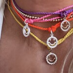 Happy cord pink silver Happy cord pink silver