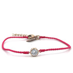 Cord sparkle pink goldplated Cord sparkle pink goldplated