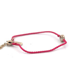 Cord sparkle pink goldplated Cord sparkle pink goldplated