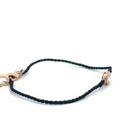 Cord sparkle black goldplated Cord sparkle black goldplated