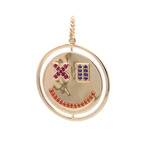 Charm - smiley reverse goldplated Charm - smiley reverse goldplated