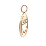 Charm - smiley reverse goldplated Charm - smiley reverse goldplated