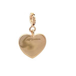 Charm clipon - Heart shine red goldplated Charm clipon - Heart shine red goldplated