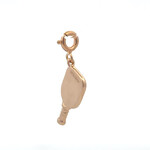 Charm clipon - Racket goldplated Charm clipon - Racket goldplated