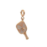 Charm clipon - Racket goldplated Charm clipon - Racket goldplated