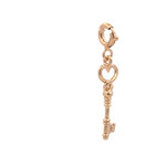 Charm clipon - Key to my heart goldplated Charm clipon - Key to my heart goldplated