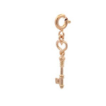 Charm clipon - Key to my heart goldplated Charm clipon - Key to my heart goldplated