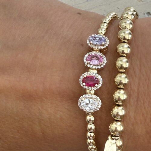 Charm Click clear silver
