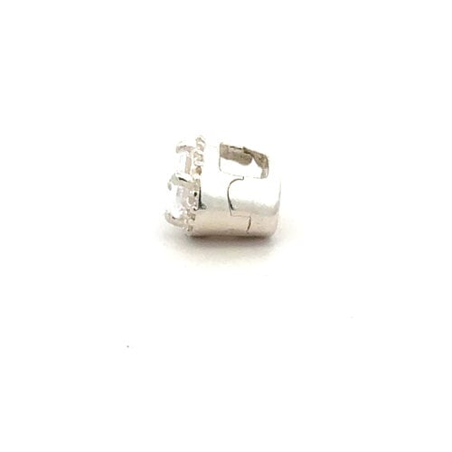 Charm Click clear silver