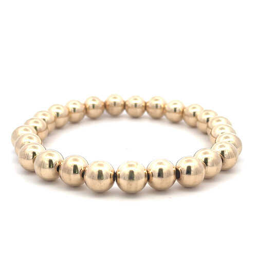 Anklet basic gold coloured 10mm