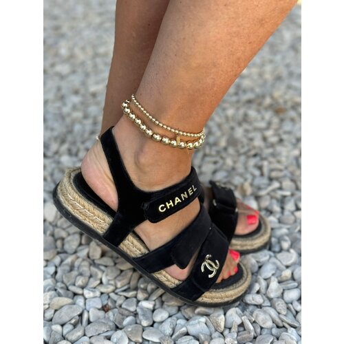 Anklet basic gold coloured 10mm