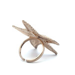 Ring starfish plain goldplated Ring starfish plain goldplated