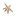 Ring starfish plain goldplated
