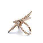 Ring starfish plain goldplated Ring starfish plain goldplated