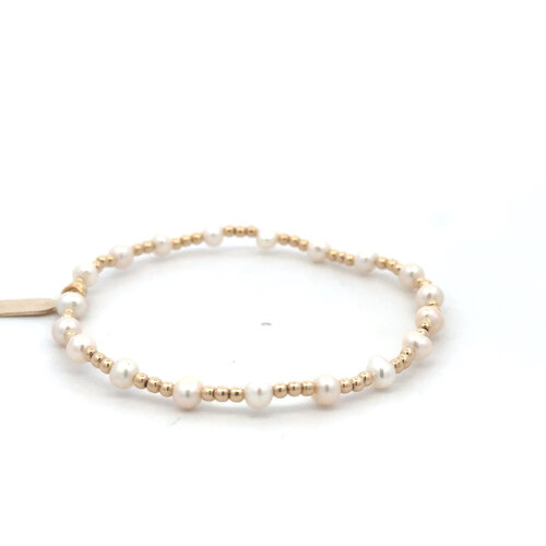 Mix 3 pearl 2mm gold coloured