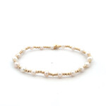 Mix 3 pearl 2mm gold coloured Mix 3 pearl 2mm gold coloured